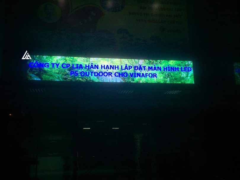 Màn hình LED P5 ngoài trời tại Vinafor Hà Nội