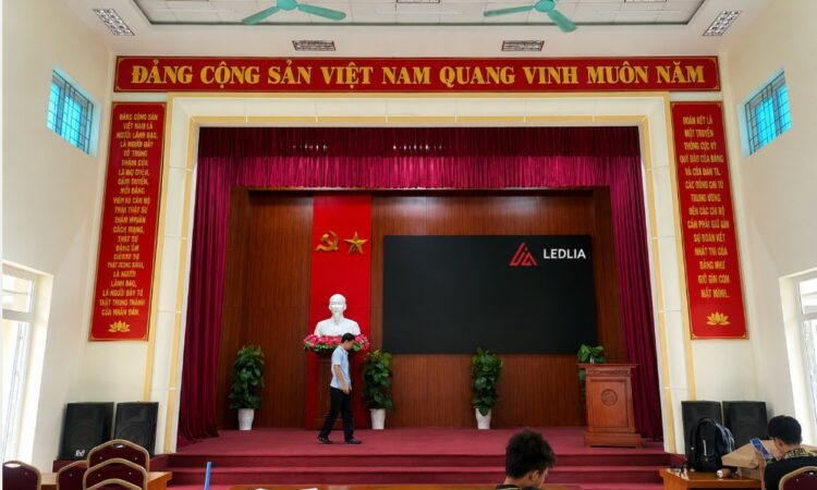 Màn hình LED P3 Indoor – hội trường UBND xã Quảng Chính, Quảng Ninh Màn hình LED P3 Indoor – hội trường UBND xã Quảng Chính, Quảng Ninh